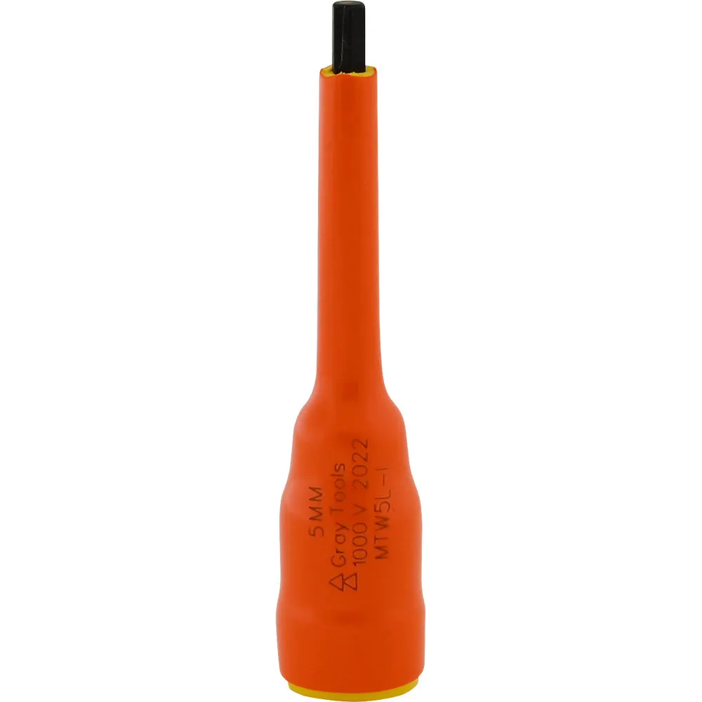 3/8" Drive Metric Insulated Hex Head Sockets - Extra Long