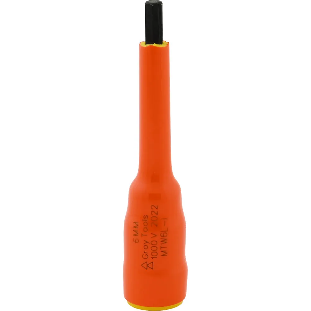 3/8" Drive Metric Insulated Hex Head Sockets - Extra Long