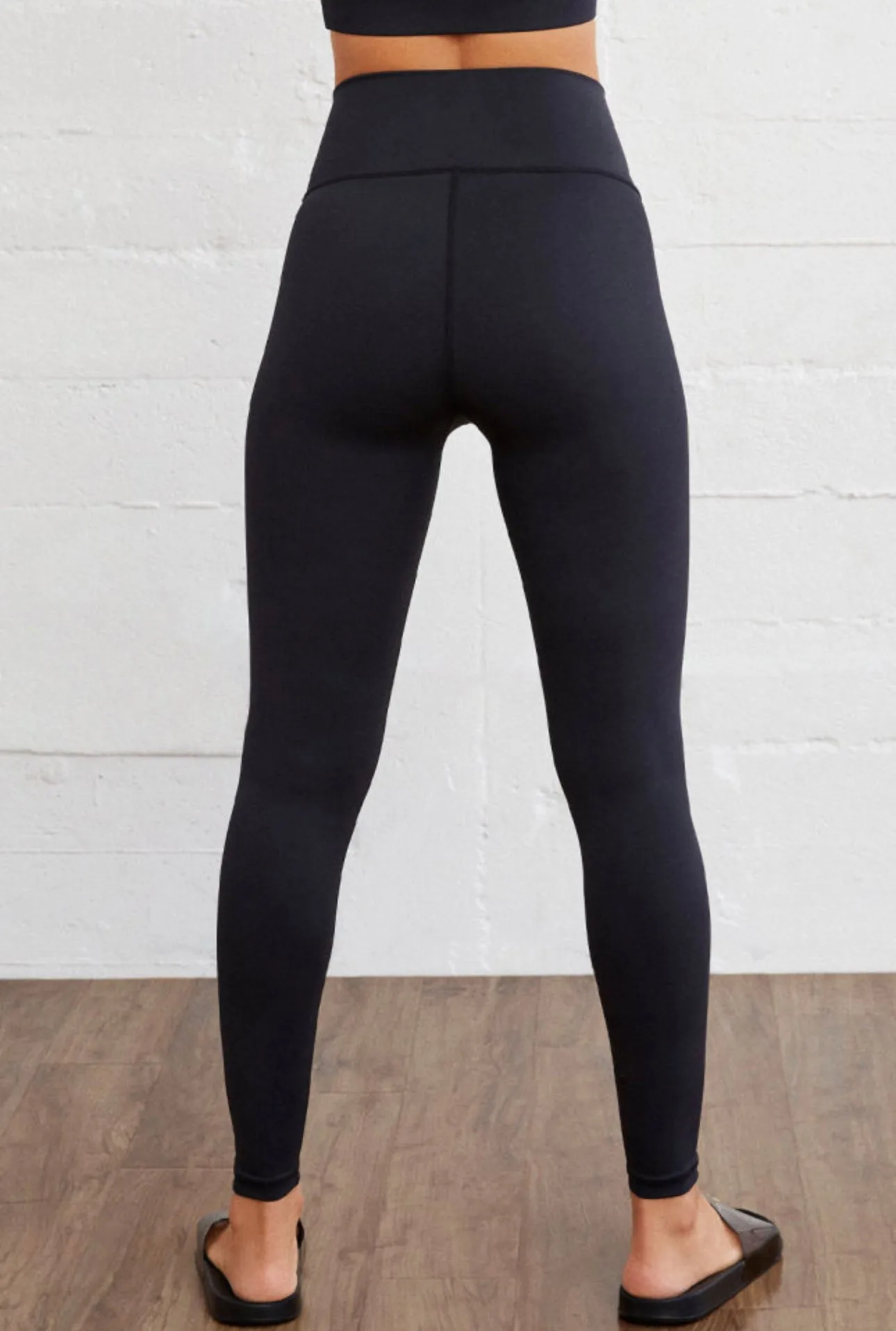 Black Arched Waist Seamless Leggings