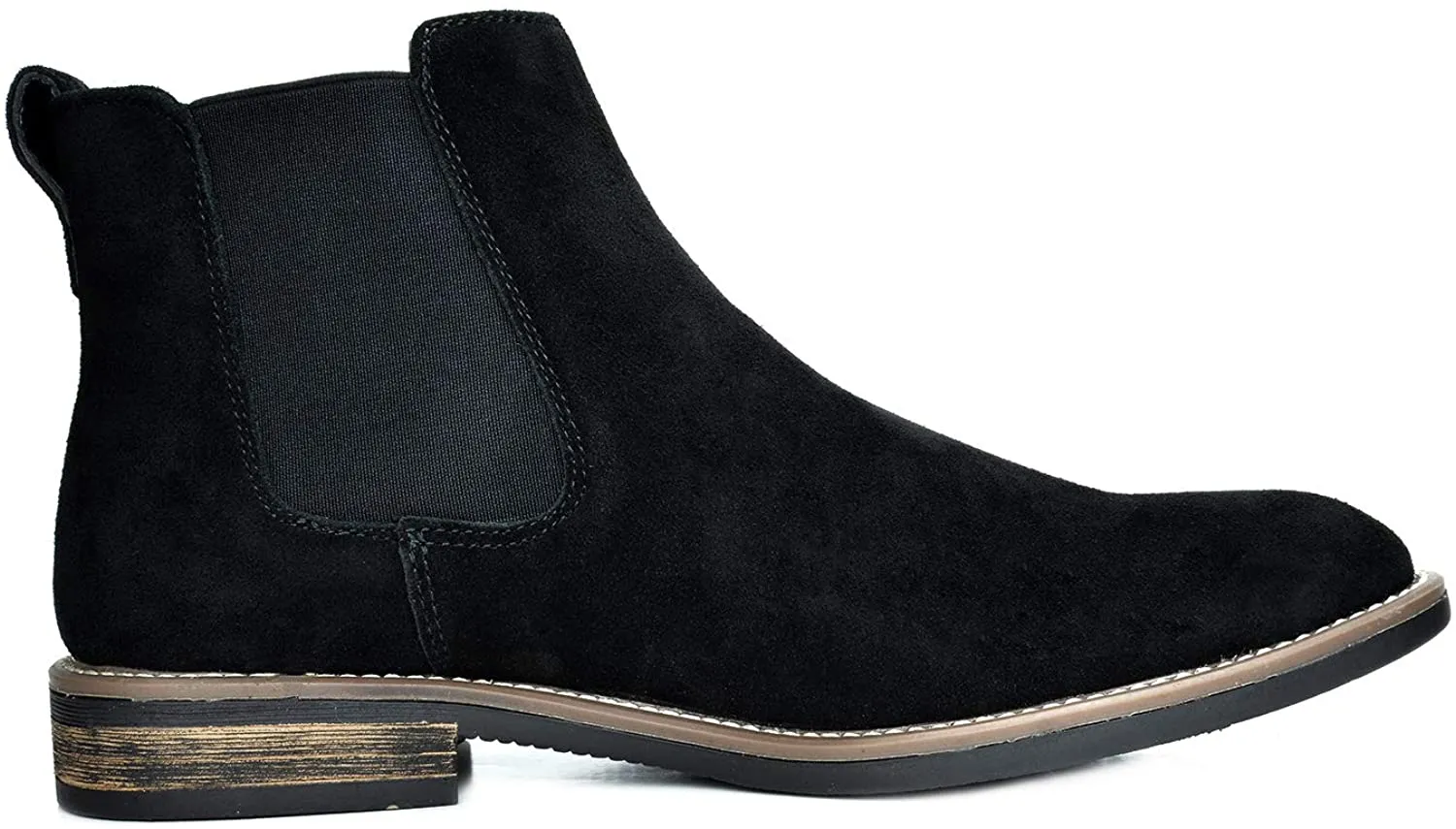 Bruno Marc Men's Suede Leather Chelsea Ankle Boots Brand Retro Buainess Comfortable Elegant Shoes for Men Luxury Spring Winter