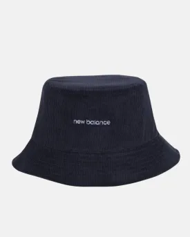 BUCKET HAT WASHED CORDUROY NERO