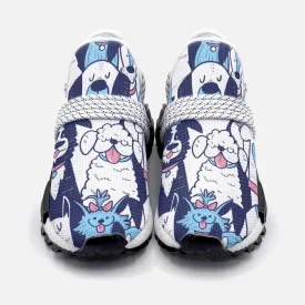 Dogs pattern Unisex Lightweight Custom shoes