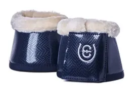 Equestrian Stockholm Bell Boots, Navy, Medium NEW