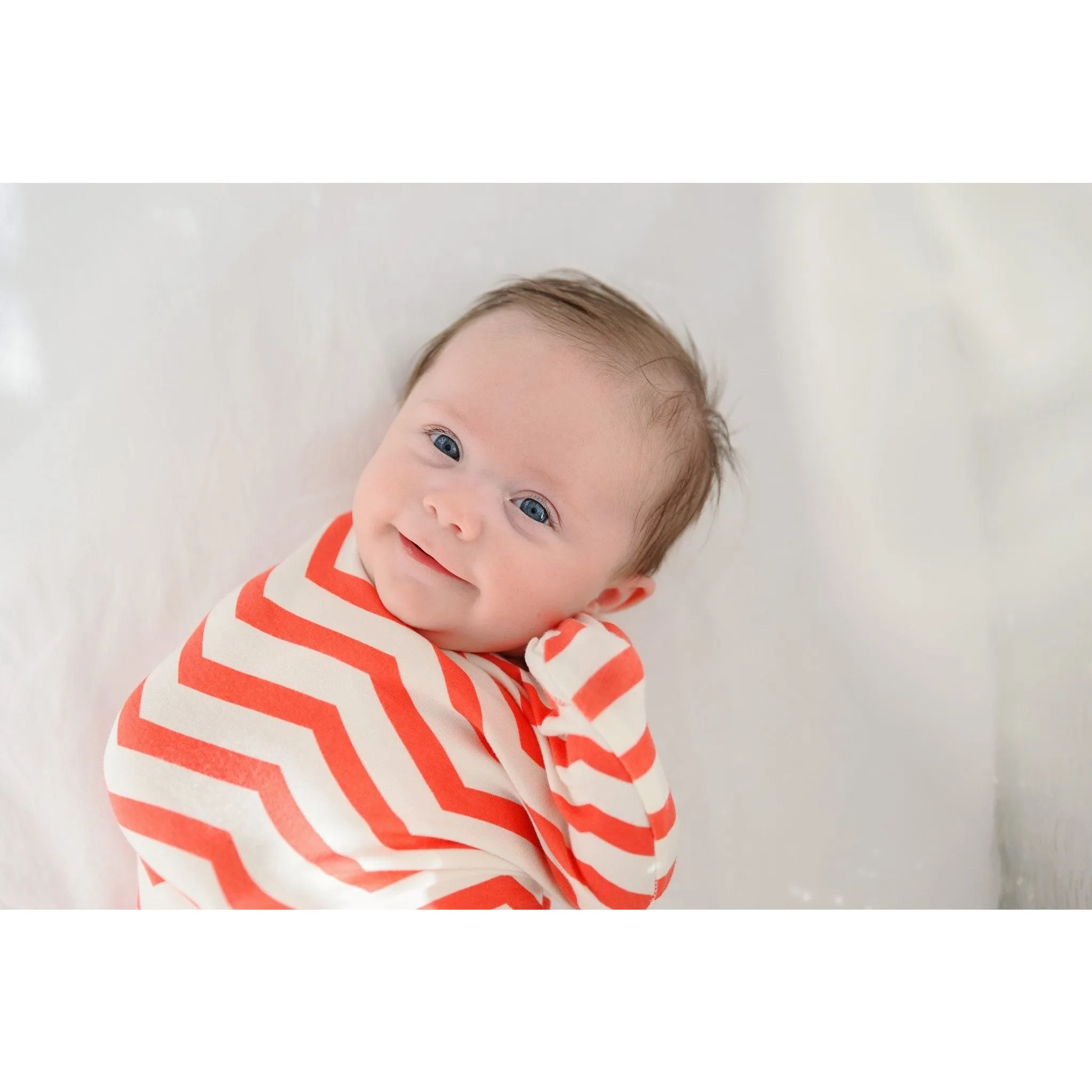 ErgoPouch - AirCocoon Summer Swaddle - Coral Chevron