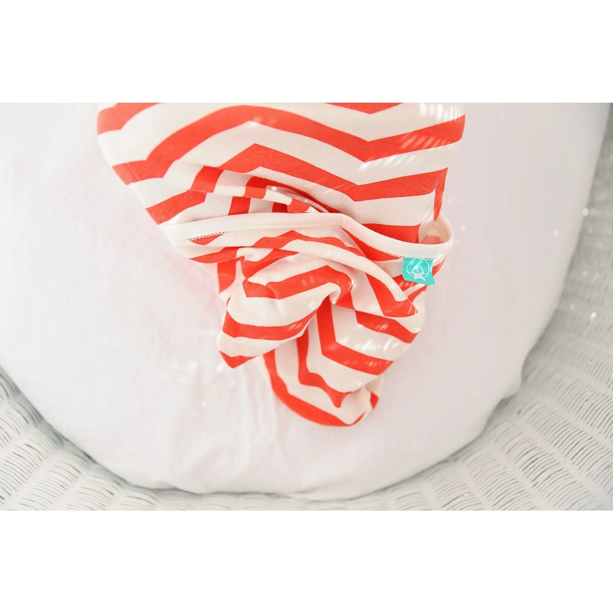 ErgoPouch - AirCocoon Summer Swaddle - Coral Chevron