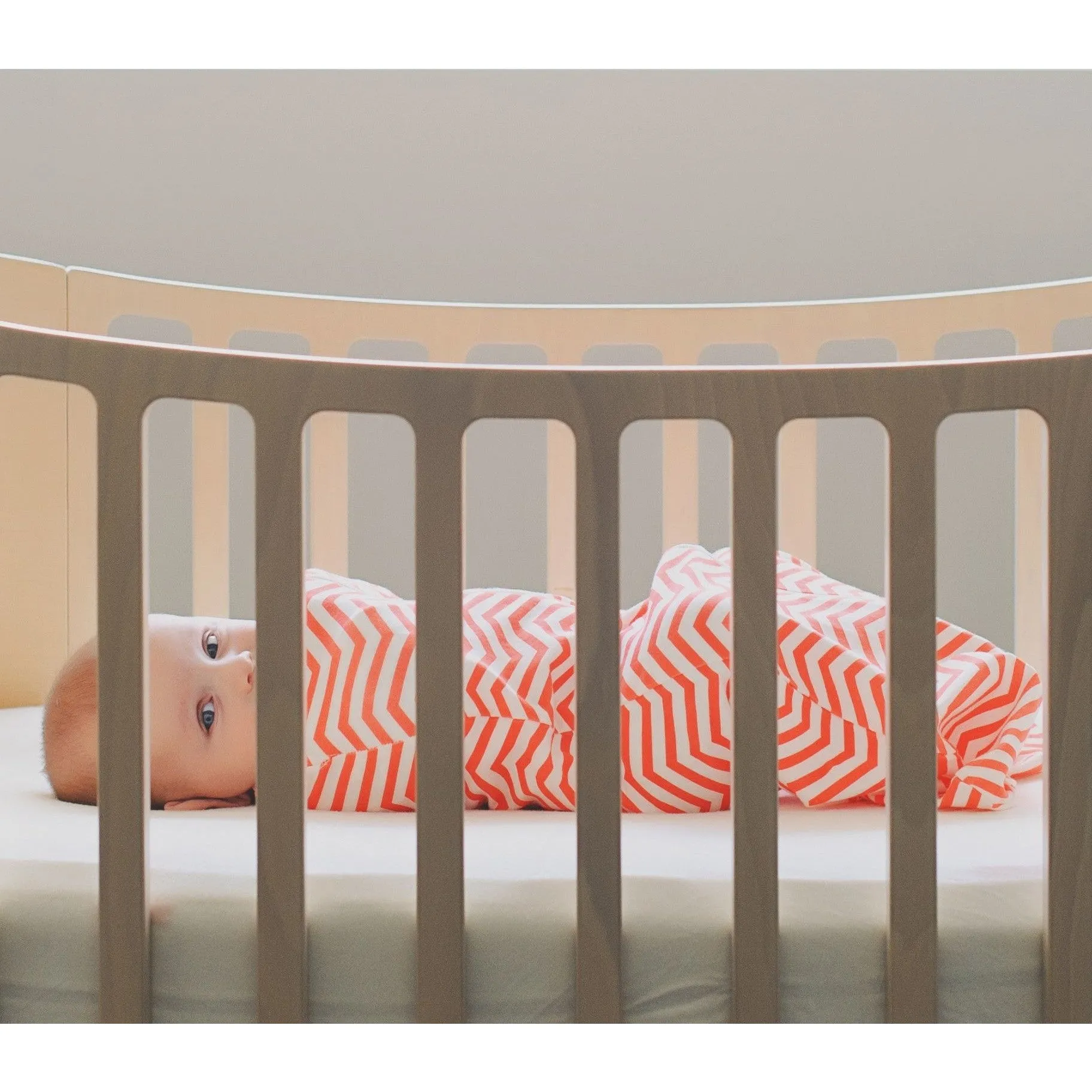 ErgoPouch - AirCocoon Summer Swaddle - Coral Chevron