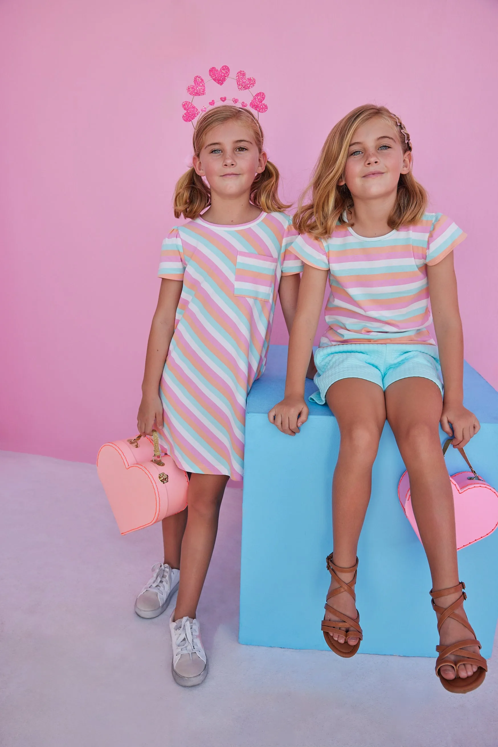Everyday Dress - Sherbert Stripe