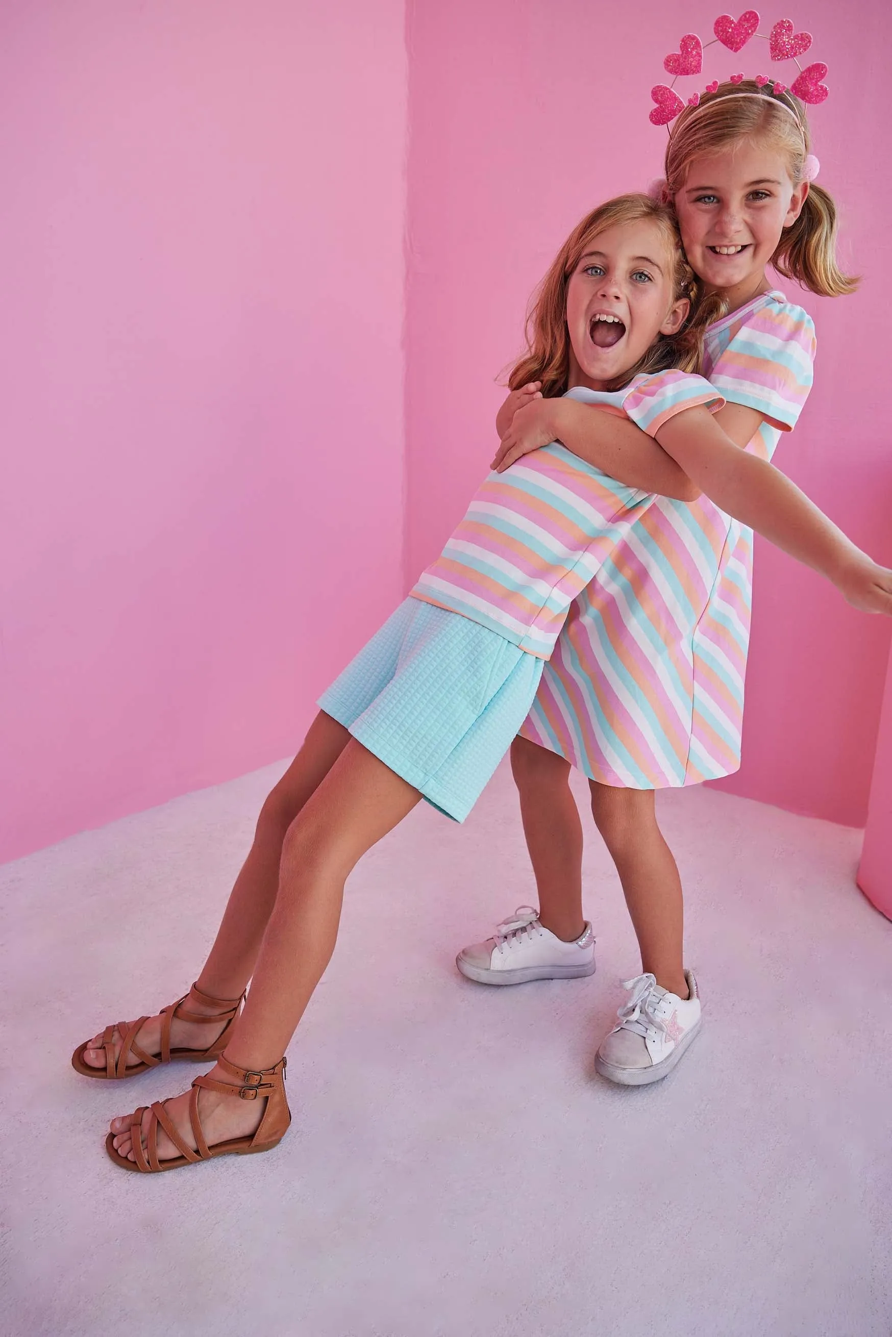 Everyday Dress - Sherbert Stripe