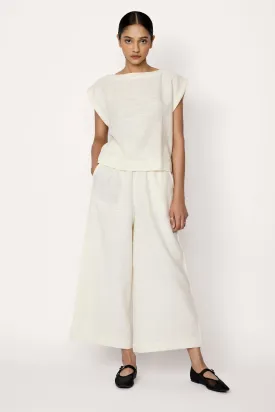 Everyday Pant - Ivory Cotton