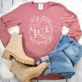 Faith Moves Mountains Crew Longsleeve