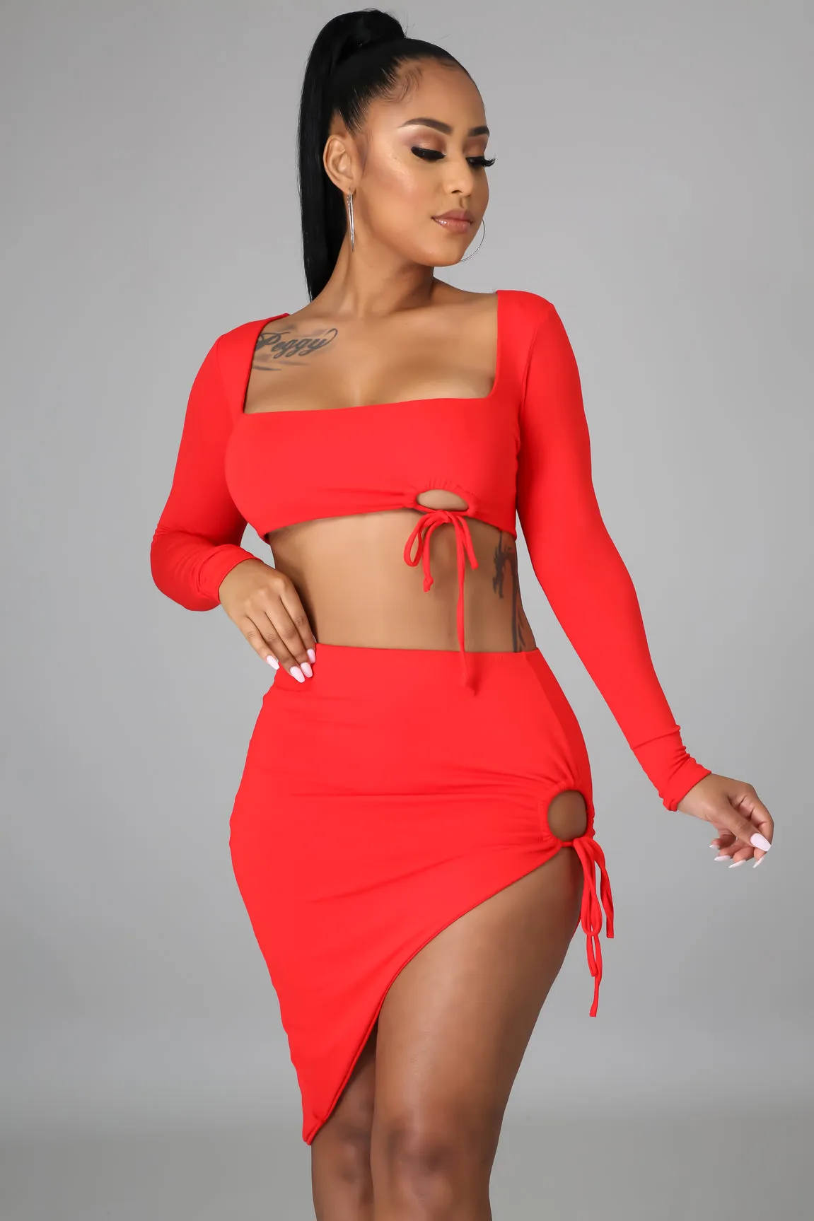 Feeling Brand New Skirt Set