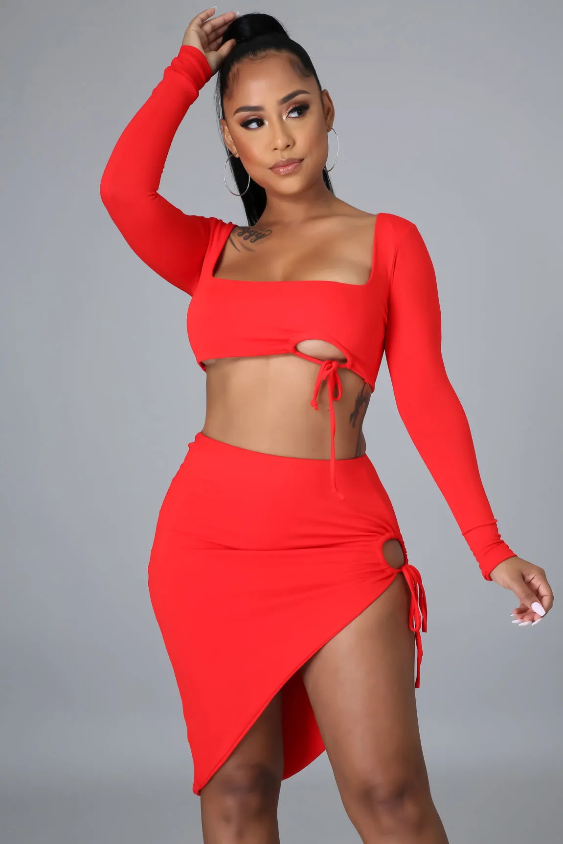 Feeling Brand New Skirt Set