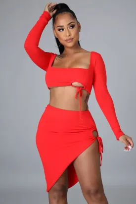 Feeling Brand New Skirt Set