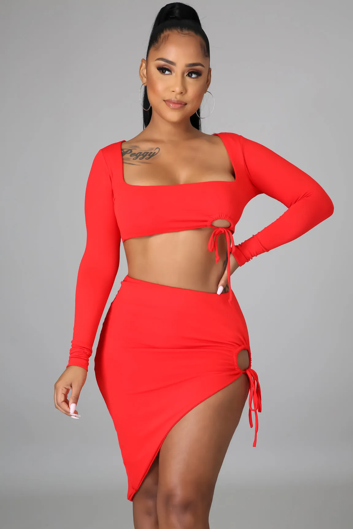 Feeling Brand New Skirt Set