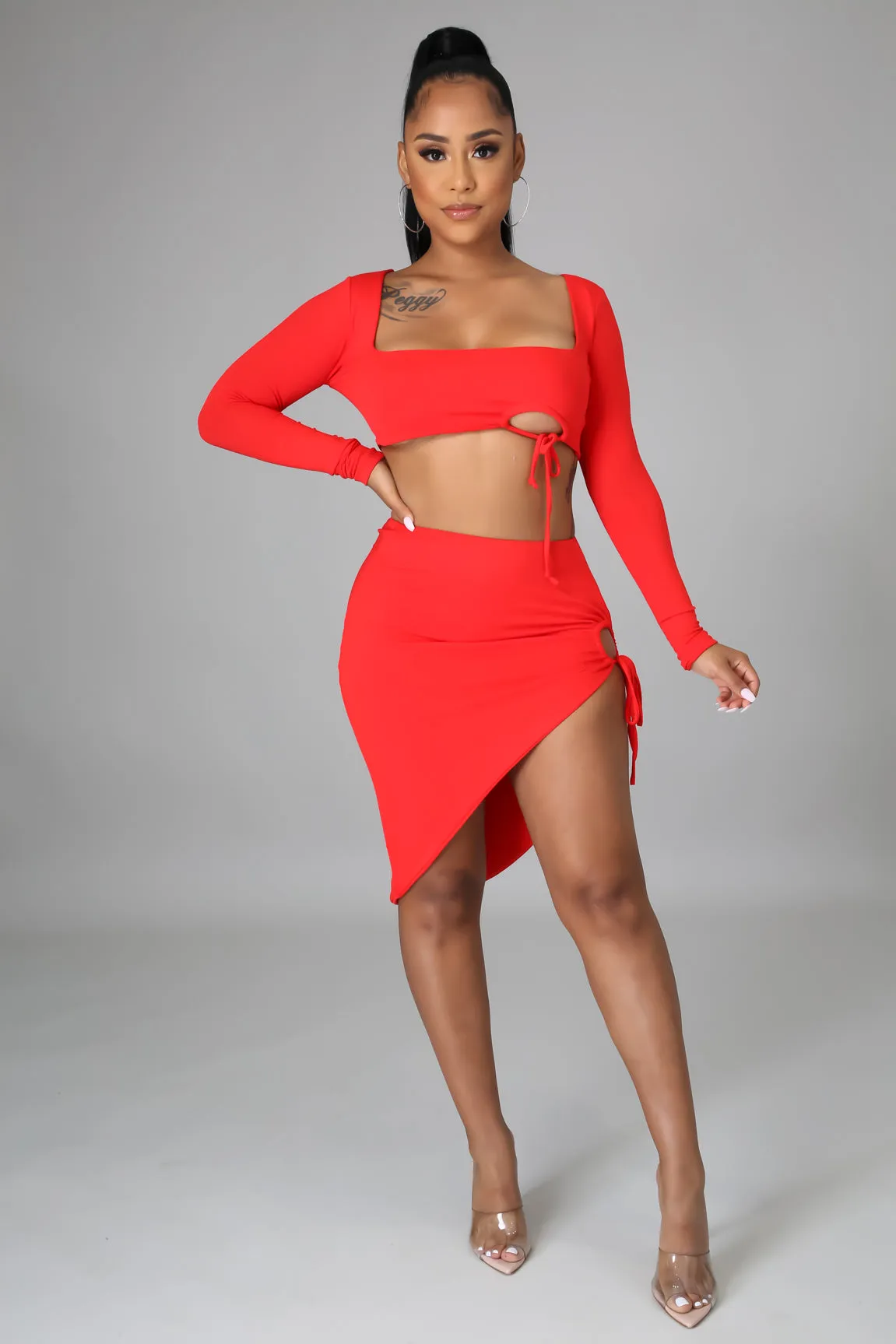 Feeling Brand New Skirt Set