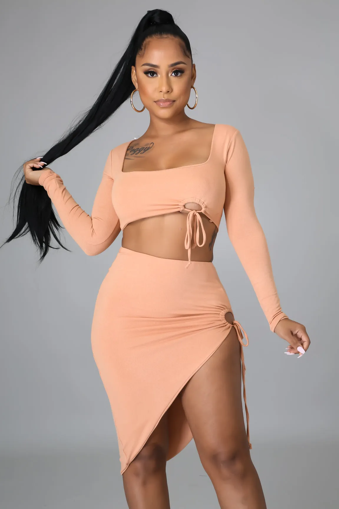 Feeling Brand New Skirt Set