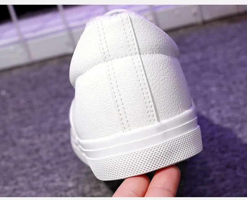Hnzxzm Winter Shoes Men Loafers Warm Plush Mens Casual Shoes Soft Cotton Male Footwear Black White Shoes Big Size 45 A4904