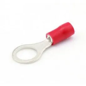 Insulated 4.3mm Ring Terminal - 0.5-1.5mm² Cable (Red) Pack of 100