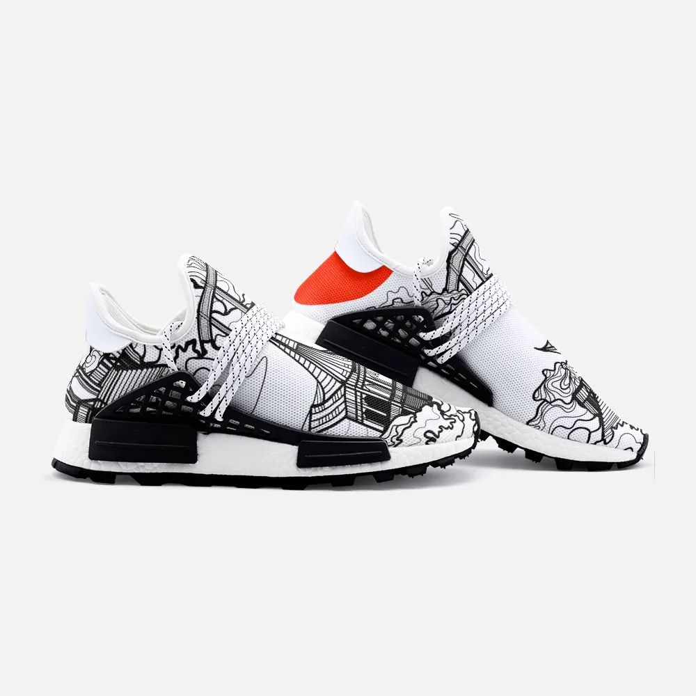 Japanese Landmark Unisex Lightweight Custom shoes