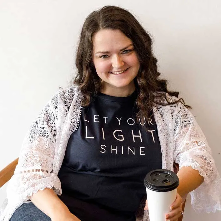 Let Your Light Shine Ladies Short Sleeve Shirt