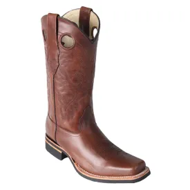Los Altos Boots Mens #8133807 Rodeo Boot Style | Pull Up Boots | Color Brown