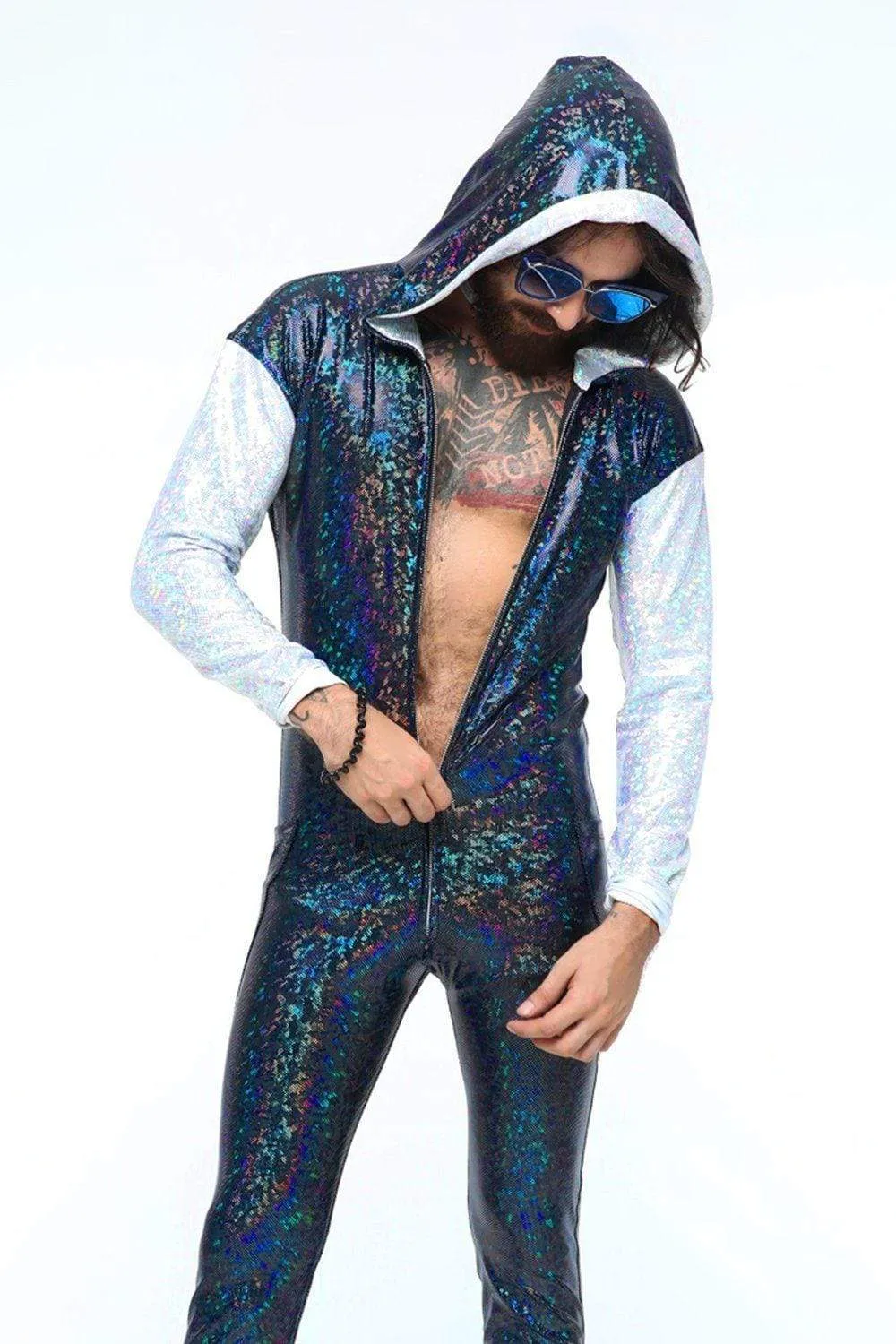 Mens Holographic Jumpsuit | 13 Colors