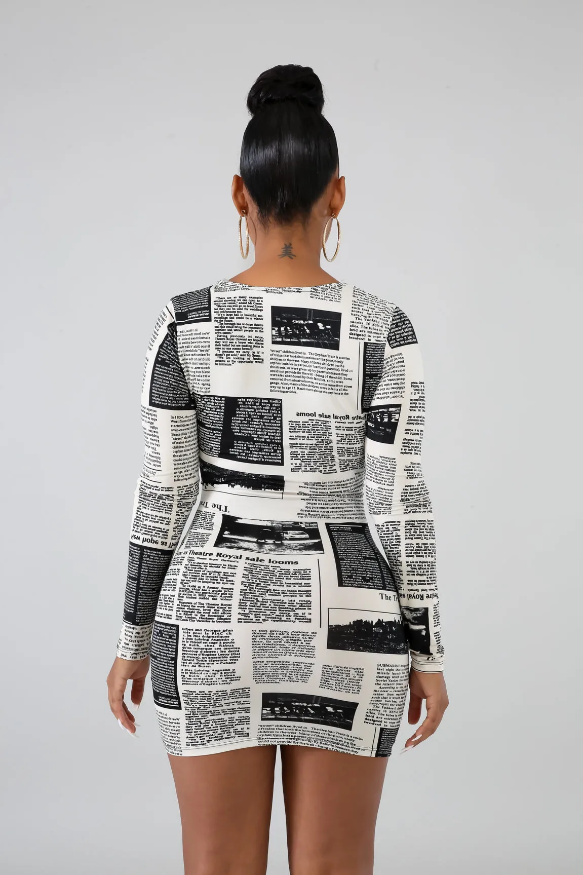 News flash Dress