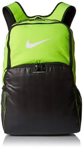 NIKE Brasilia X-Large Backpack - 9.0, Volt/Black/White, Misc