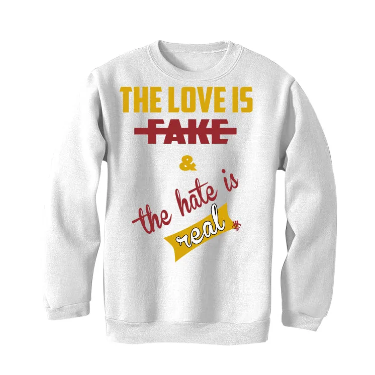 Nike Dunk Low “Midas Gold” | ILLCURRENCY White T-Shirt (Love is Fake)