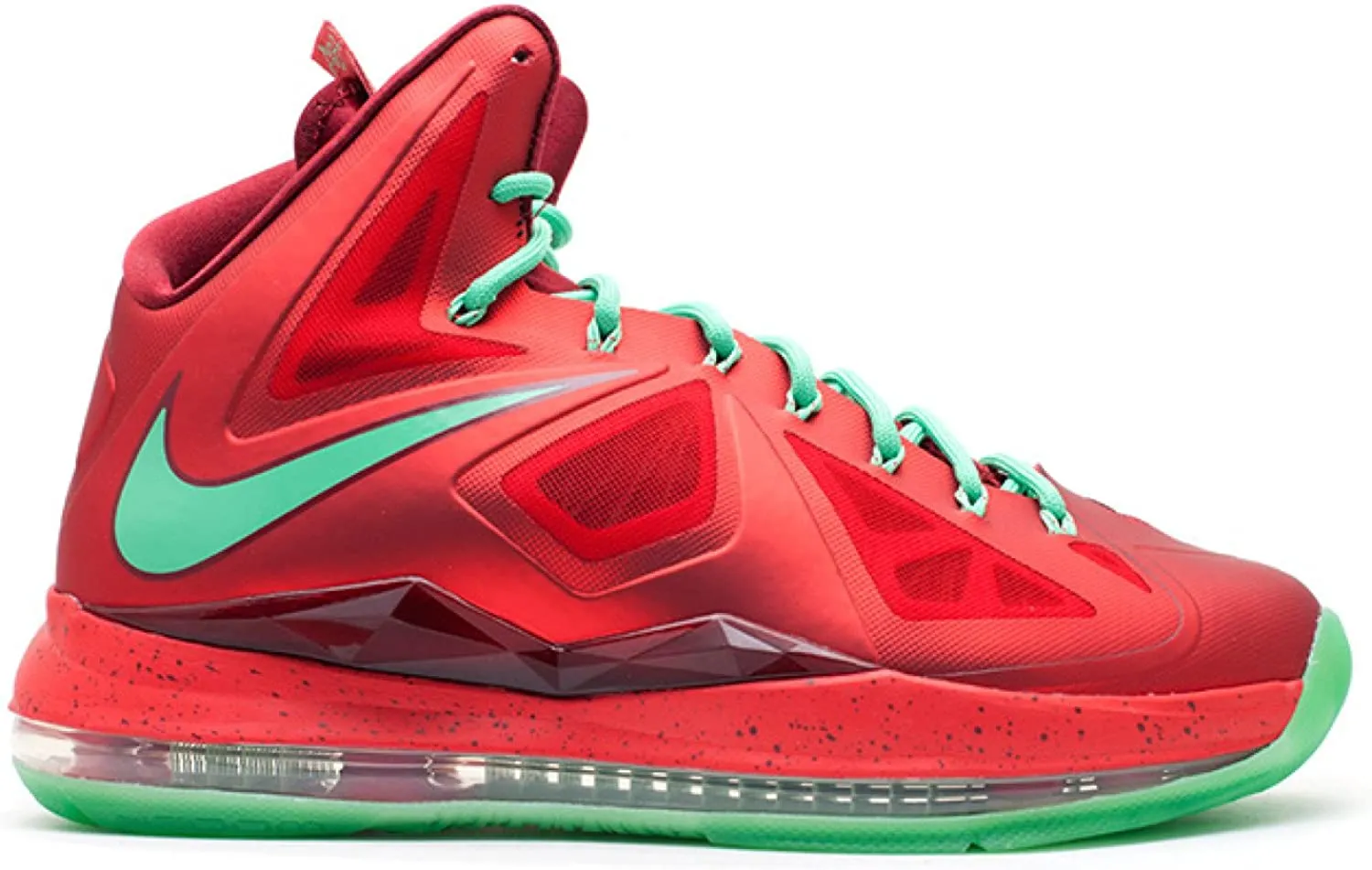 NIKE Lebron X (Christmas Pack) University Red/Trmln-Tm Red