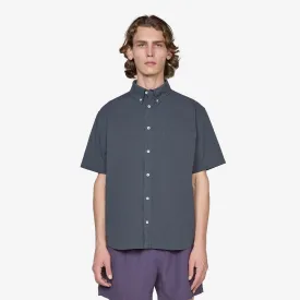 Nike Life Seersucker Button-Down Shirt Anthracite