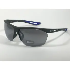 Nike Tailwind Sport Sunglasses EV0915 310 416 Graphite Gray Blue Frame Gray Mirror Lens