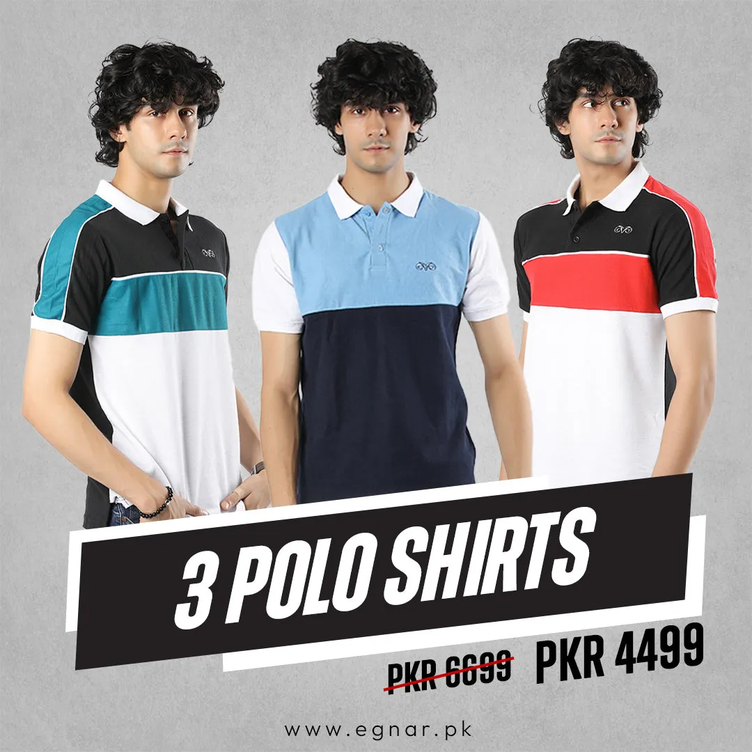 Pack of 3 Polos