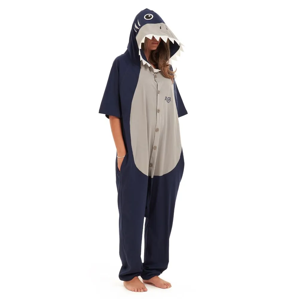 Snuggs Summer Onesie Shark