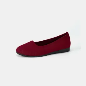 Stylish knitted ballet flats
