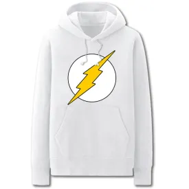 The Flash Hoodies - Solid Color The Flash Icon Fleece Hoodie