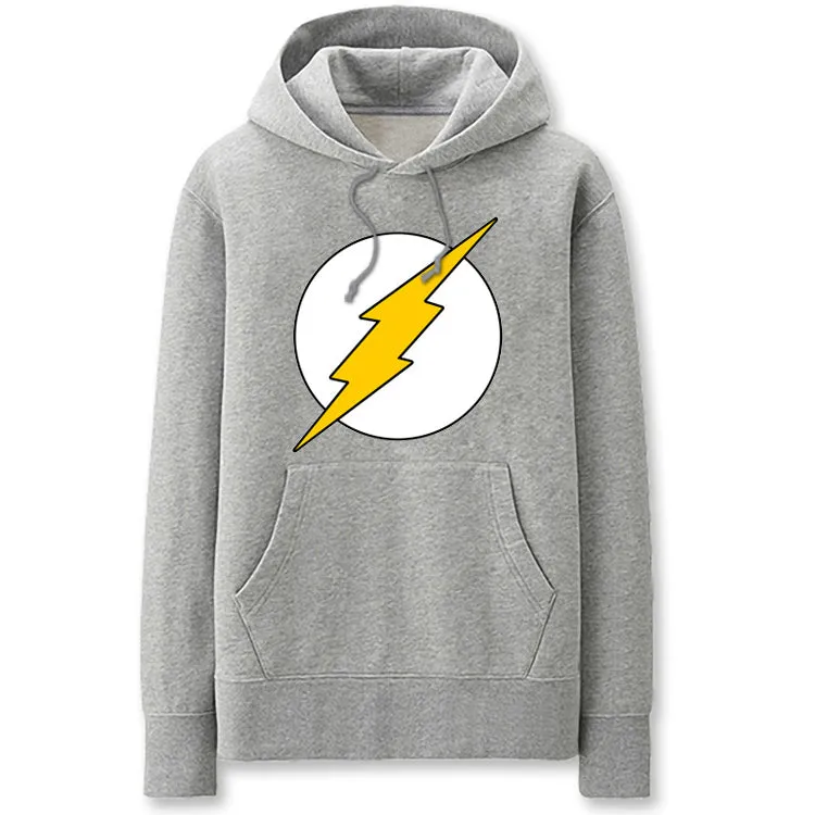The Flash Hoodies - Solid Color The Flash Icon Fleece Hoodie