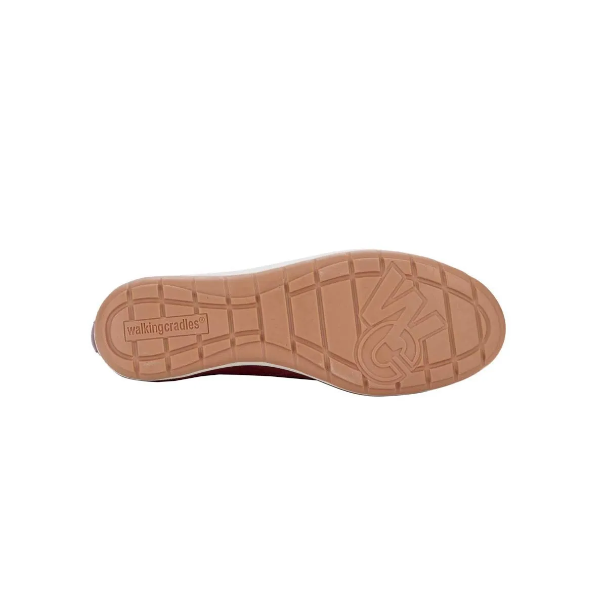 Walking Cradles Wc Ozzie Women Casual Slip-on In Wine Print Nubuck